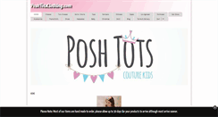 Desktop Screenshot of poshtotsclothing.com